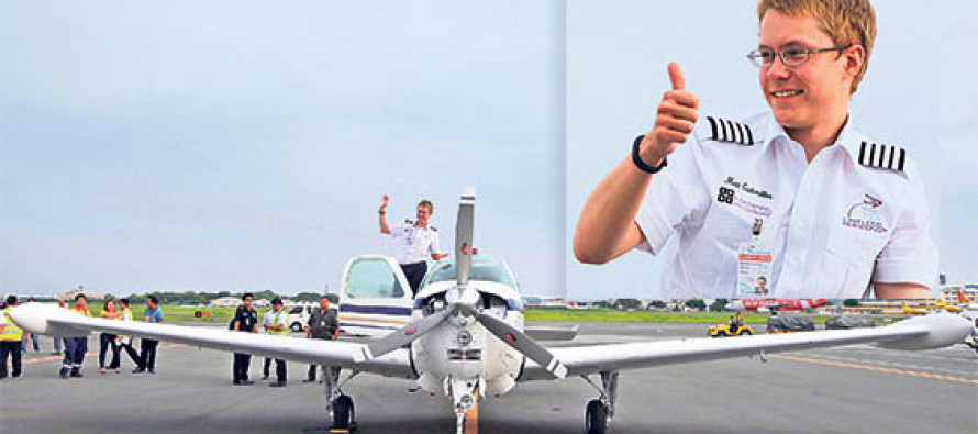 Dünyanın en genç pilotu olmak için pistlerde