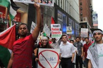 İsrail’in Gazze saldırıları New York’ta protesto edildi