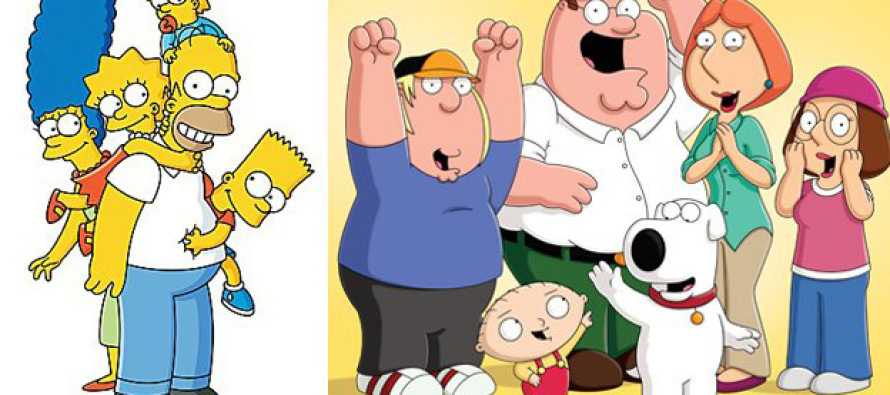 Simpsons ve Family Guy bir arada