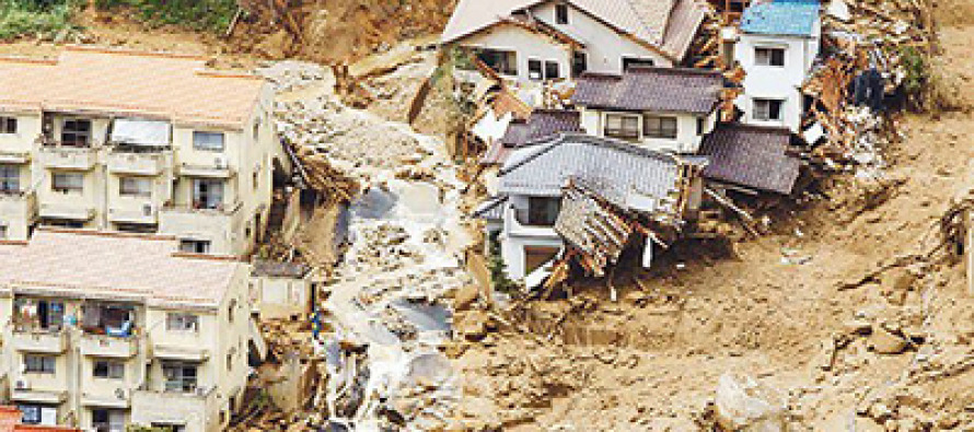 Hiroşima’yı bu kez toprak kayması yıktı