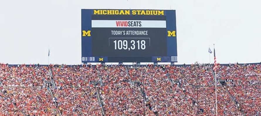 Michigan’daki 109 bin kişilik hazırlık maçı ABD tarihine geçti