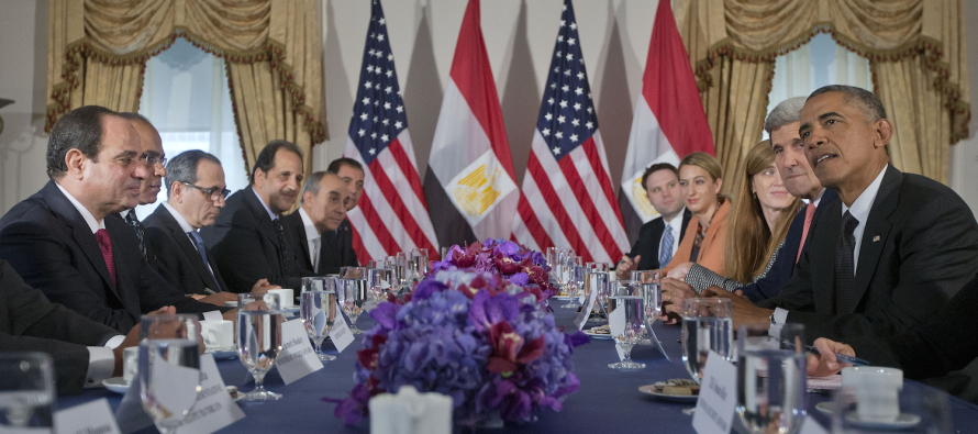 Obama, Mısır Cumhurbaşkanı Sisi ile görüştü