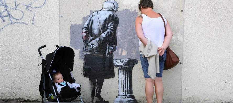 Banksy’den yeni bir çalışma