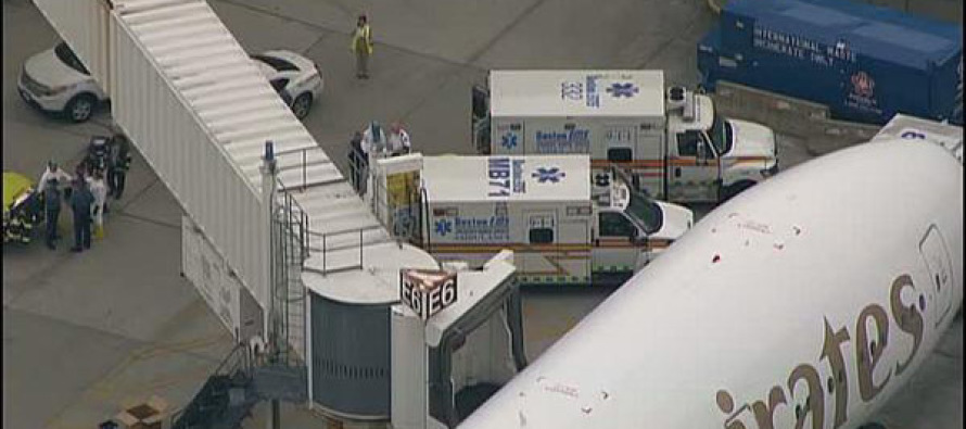 Dubai’den gelen uçak Boston’da Ebola şüphesiyle karantina altına alındı