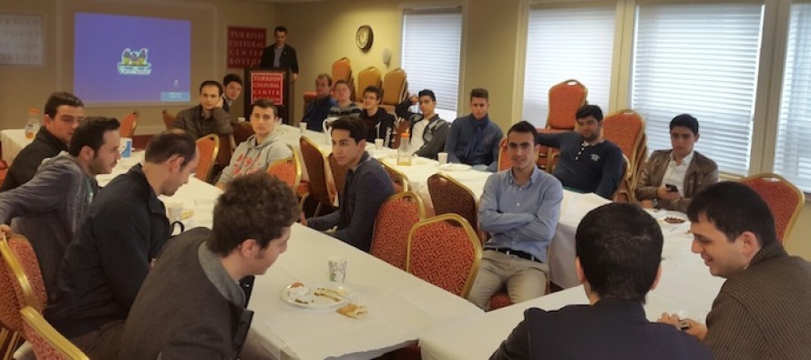 Boston’da öğrenciler kahvaltıda bir araya geldi