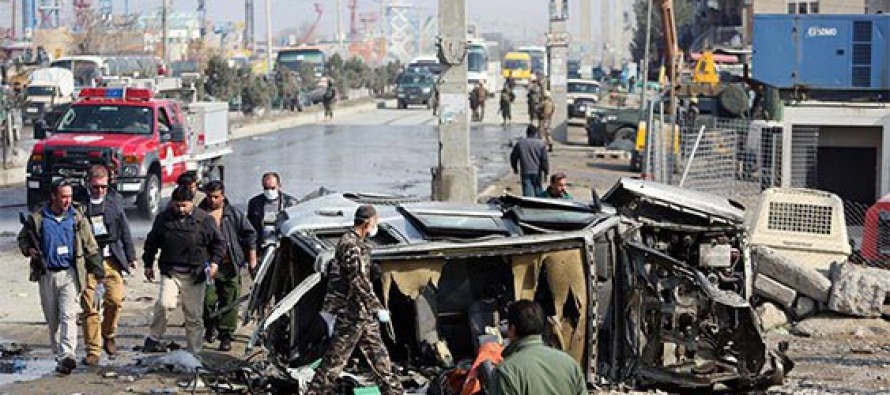 Kabil’de İngiliz diplomatik konvoyuna intihar saldırısı