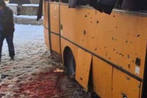 Ukrayna’da sivilleri taşıyan otobüse roket isabet etti: 10 ölü, 13 yaralı