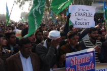 Pakistan’da Charlie Hebdo protestosu