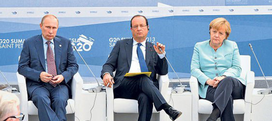 Merkel ve Hollande, Ukrayna için Putin’e gidiyor