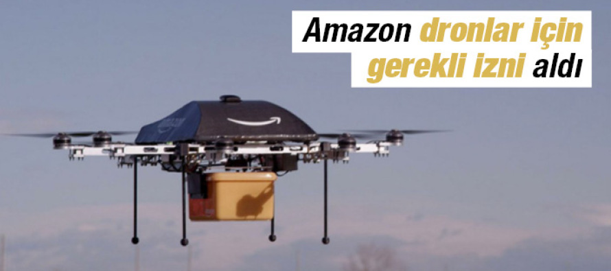 Amazon dronlar için FAA’dan izin aldı