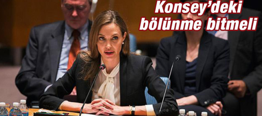 Angelina Jolie’den Güvenlik Konseyi’ne Suriye eleştirileri
