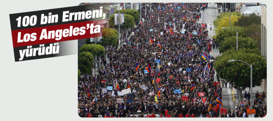100 bin Ermeni, Los Angeles’ta yürüdü