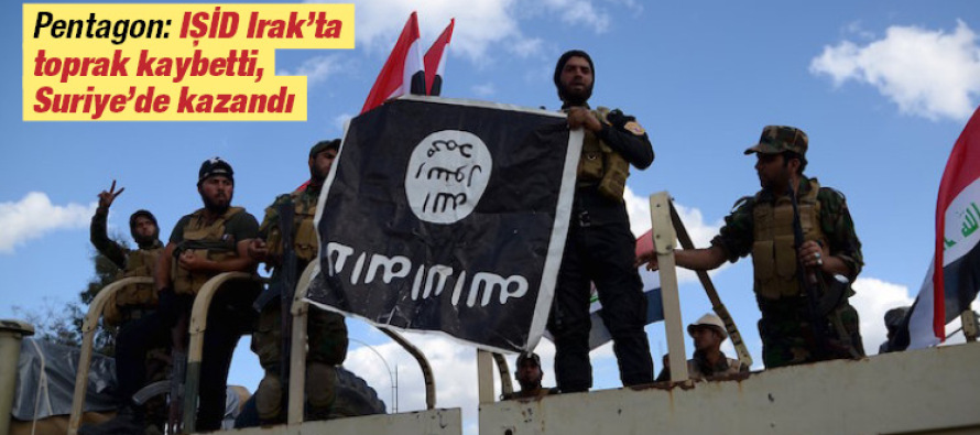Pentagon: IŞİD Irak’ta toprak kaybetti, Suriye’de kazandı