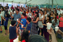 Atlanta’da yaşayan Nepalliler dua için biraraya geldi