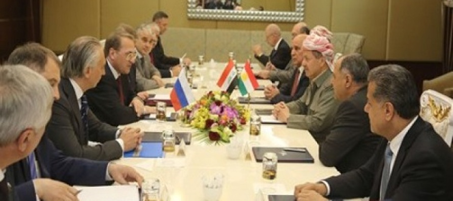 Barzani Rus heyetini kabul etti