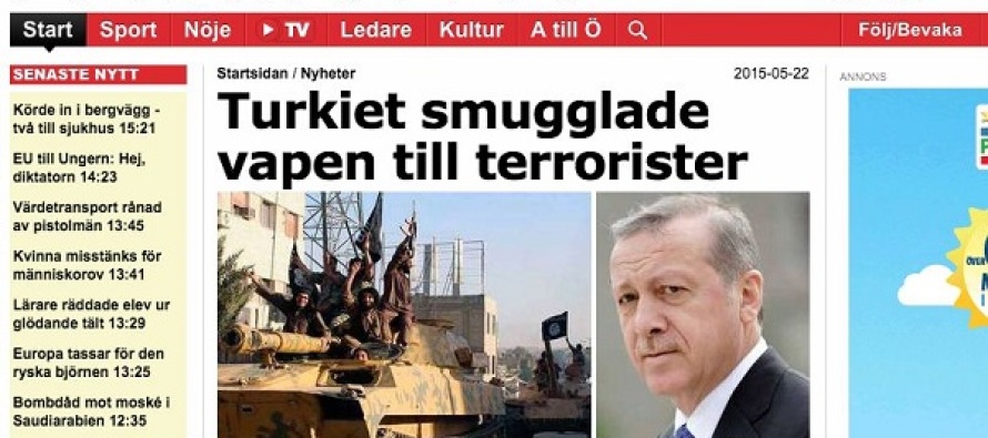 İsveç medyası: Türkiye teröristlere silah gönderdi