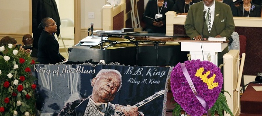 B.B. King’in cenazesine yüzlerce kişi katıldı
