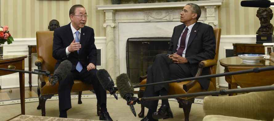 Obama ve Ban Ki-mun iklim değişikliğini görüştü