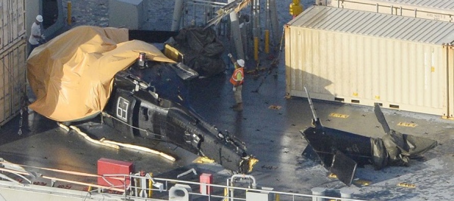 Japonya’da Amerikan helikopteri düştü