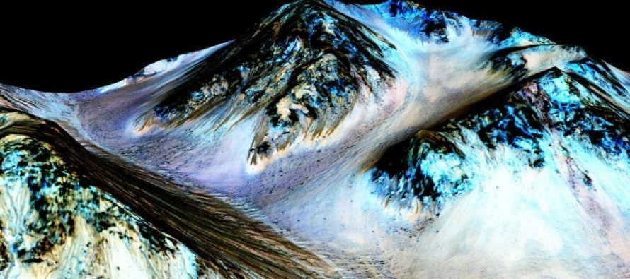 Mars’ta tuzlu su bulundu