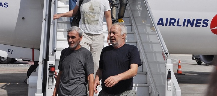 Irak’ta serbest bırakılan 2 işçi Türkiye’de
