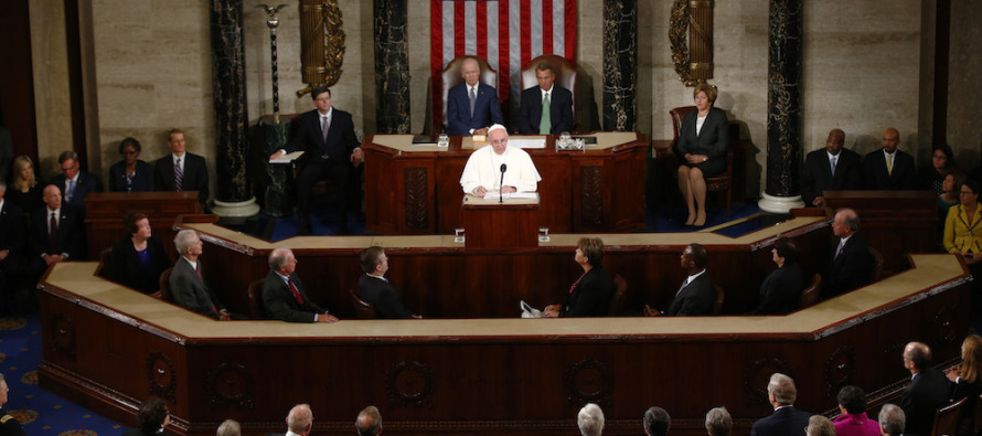 Papa, ABD’li kongre üyeleri ve senatörlere seslendi