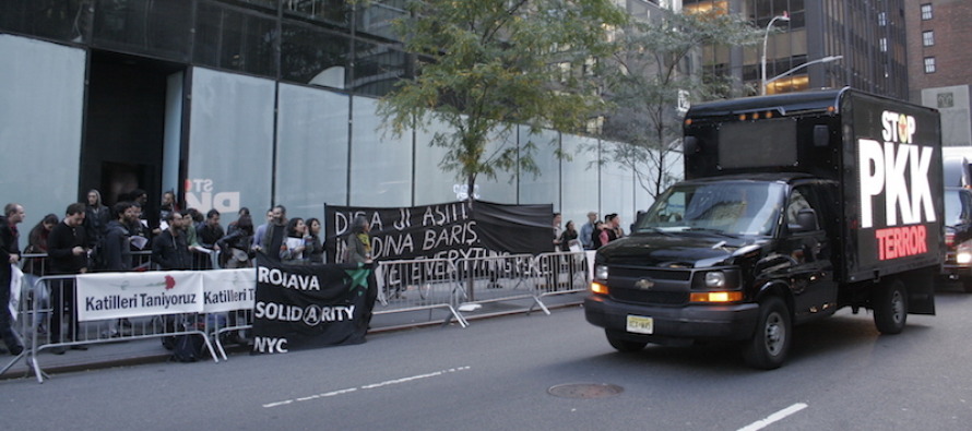 New York Başkonsolosluğu önünde Ankara protestosu