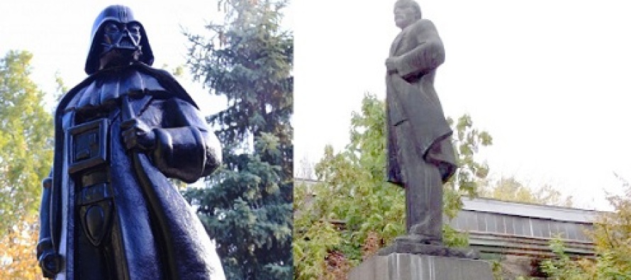 Lenin heykeli Darth Vader’a dönüştürüldü