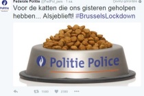 Belçika polisinden kedi maması jesti