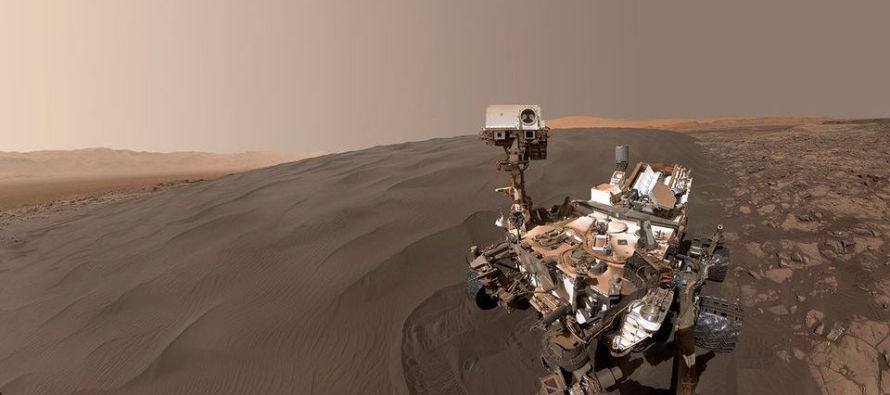Mars’tan selfie geldi!