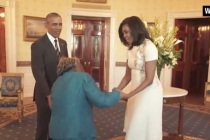 106 yaşındaki kadın Obamalar ile Beyaz Saray’da dans etti