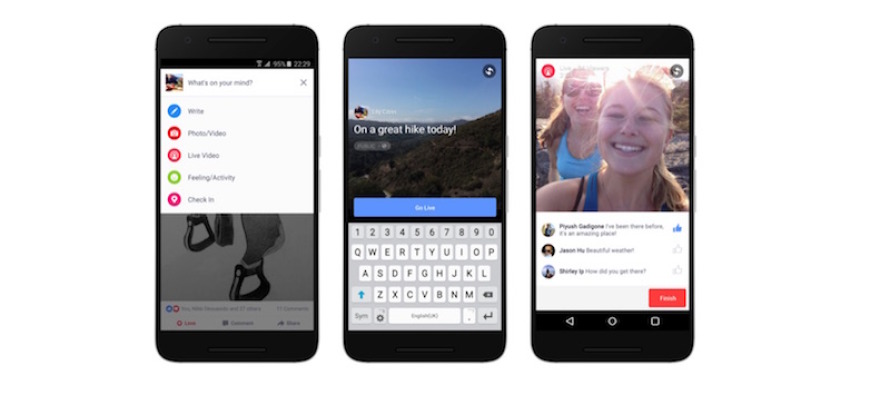 Facebook’tan Android cihazlara canlı video özelliği