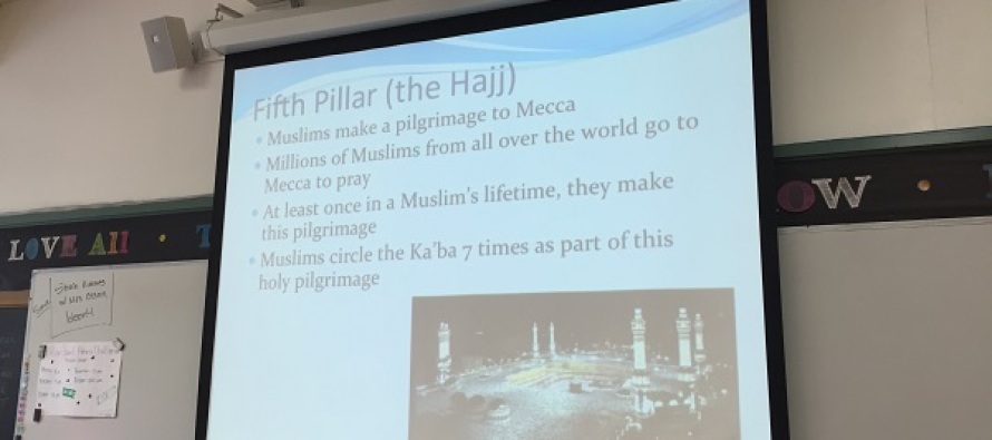 Pacifica Institute gönüllüleri 7. sınıflara İslam’ı anlattı
