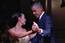 Başkan Obama Arjantin’de Tango yaptı