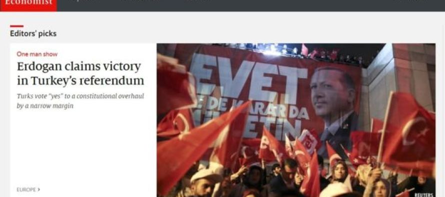Economist: Türkiye hiç olmadığı kadar bölünmüş halde