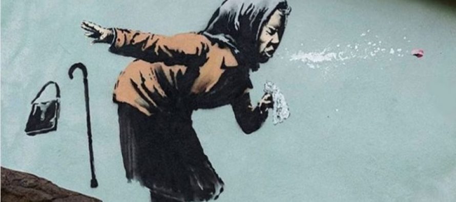 Banksy’nin son eseri: Hapşırık