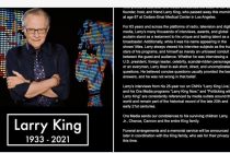 Larry King: ABD’li ünlü TV sunucusu 87 yaşında hayatını kaybetti