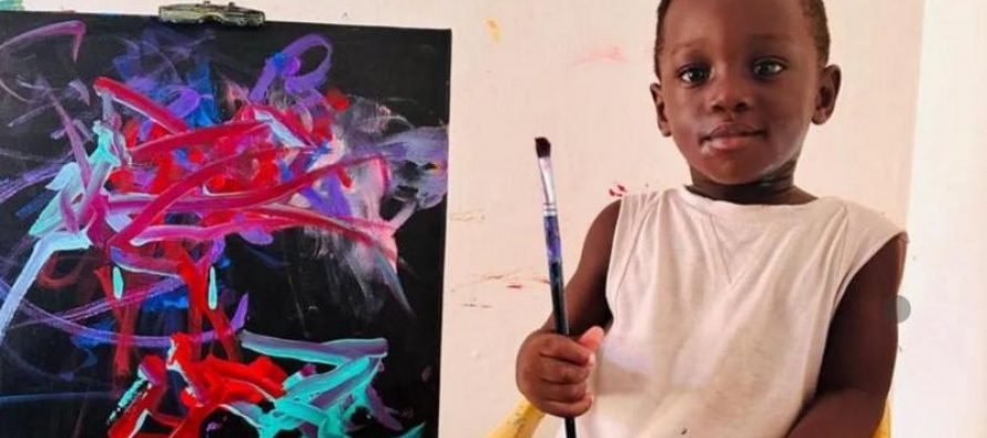 En genç ressam: Ganalı 1,5 yaşındaki çocuk Guinness Rekorlar Kitabı’na girdi